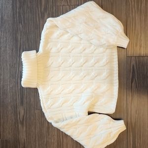 Turtleneck Sweater Cream Size S